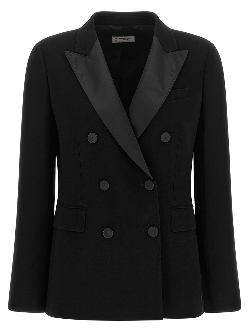 Alberto Biani Black Triacetate Blazer - Sophisticated Style