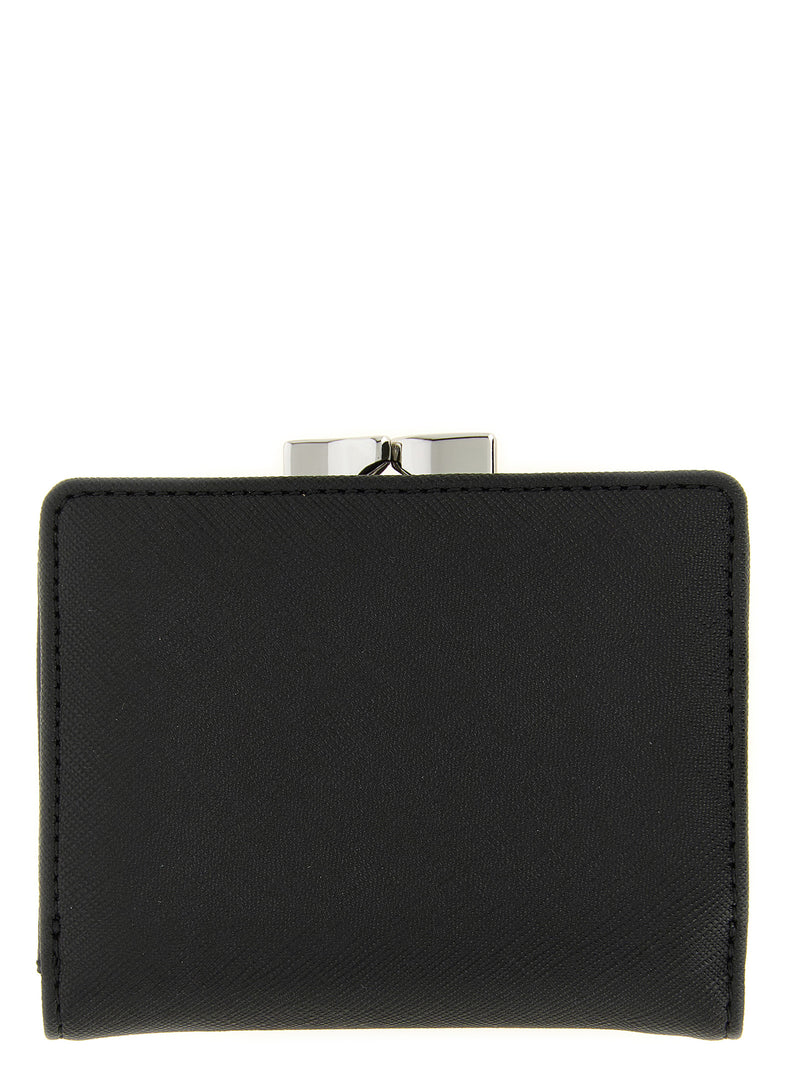 Vivienne Westwood Small Frame Black Polyethylene Cardholder