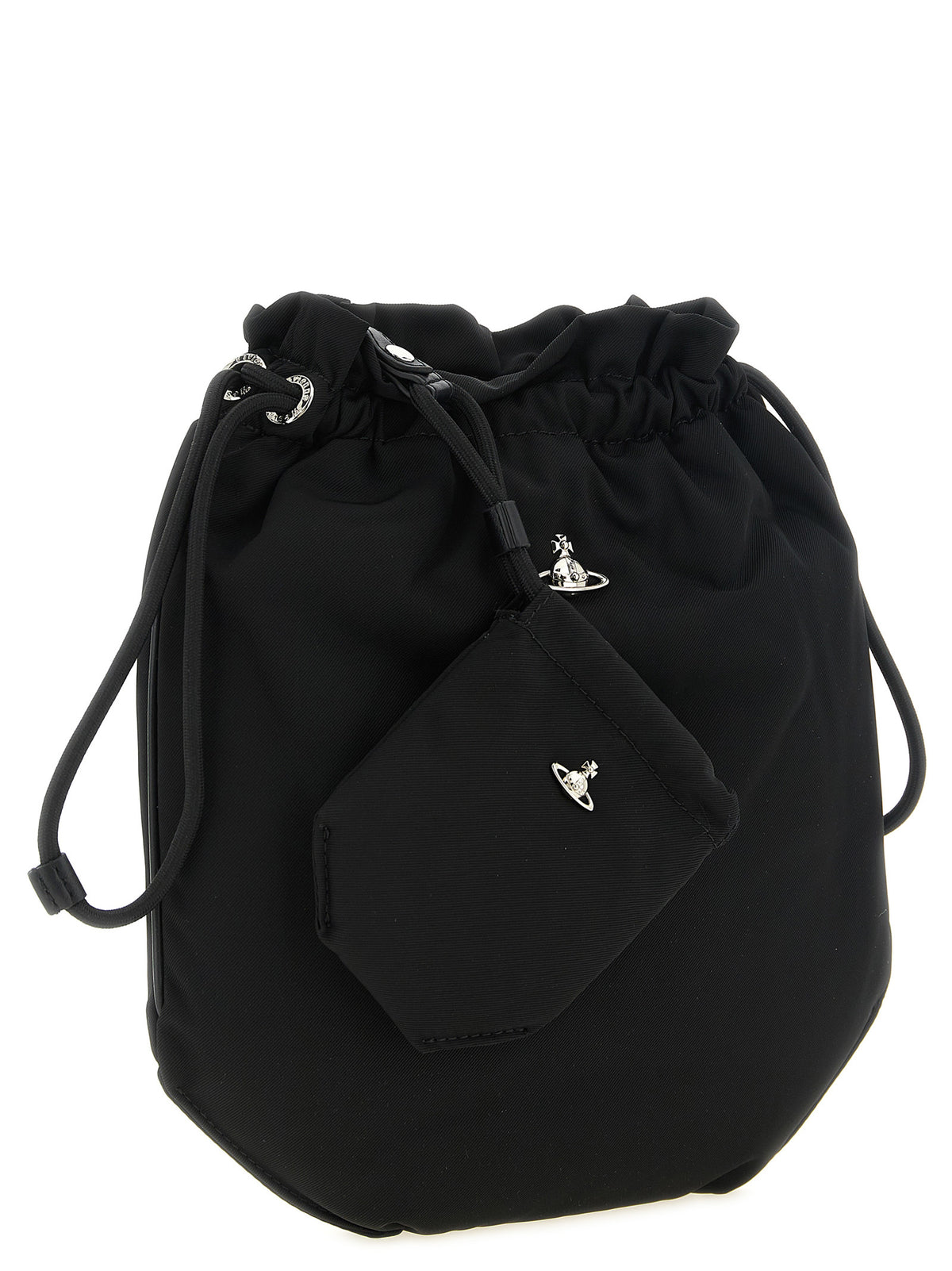 Vivienne Westwood Black Polyester Clutch Bag