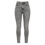 Philipp Plein Grey Cotton Women Pants