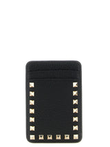 Valentino Garavani Black Calfskin Cardholder