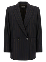 Alberto Biani Blue Wool Blazer