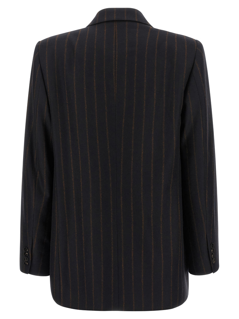 Alberto Biani Blue Wool Blazer - Elegant Tailoring for Women
