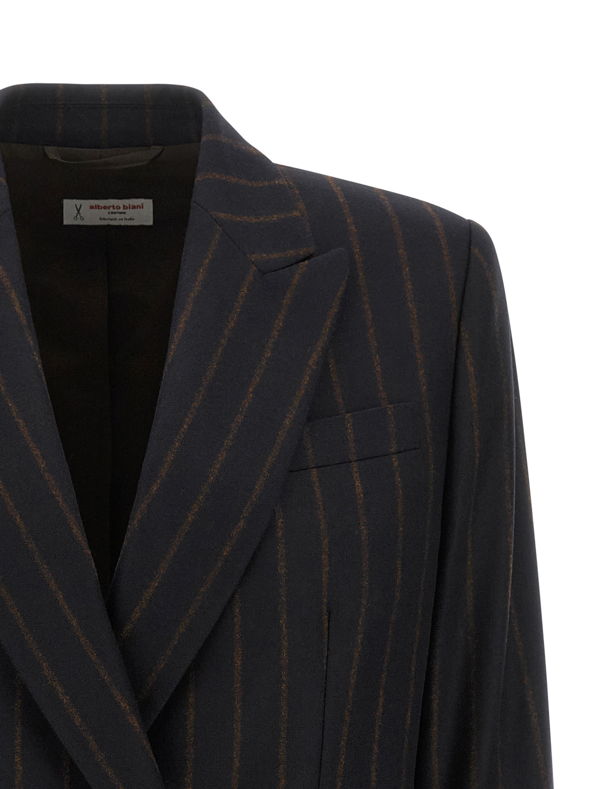 Alberto Biani Blue Wool Blazer