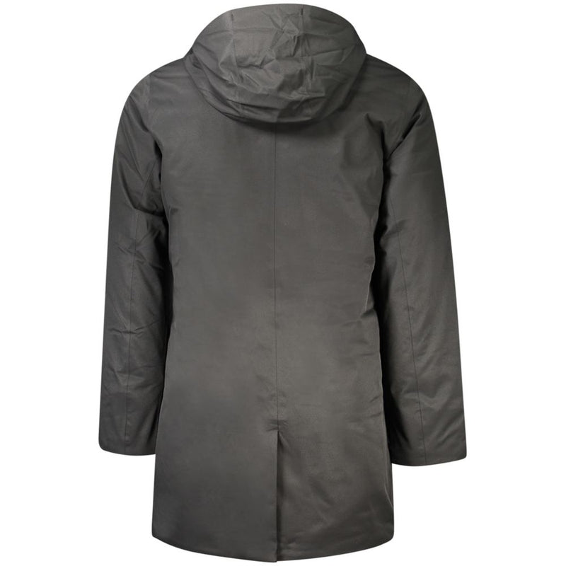 K-WAY Nero Poliestere Men's Jacket - Élégance Urbaine
