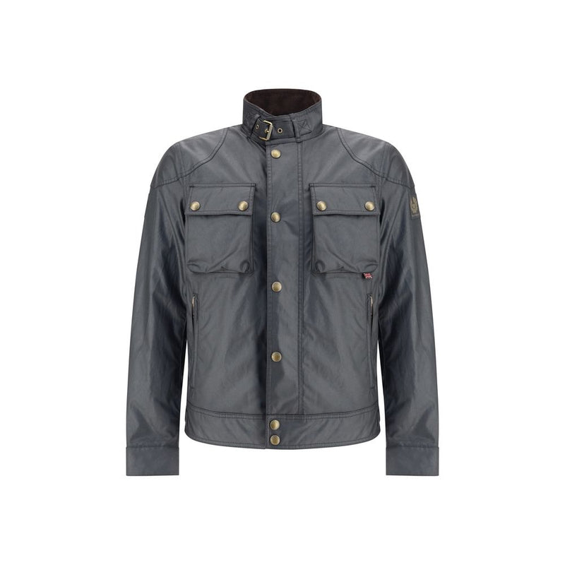 Belstaff Racemaster Jacket in Black - Classic Military Style