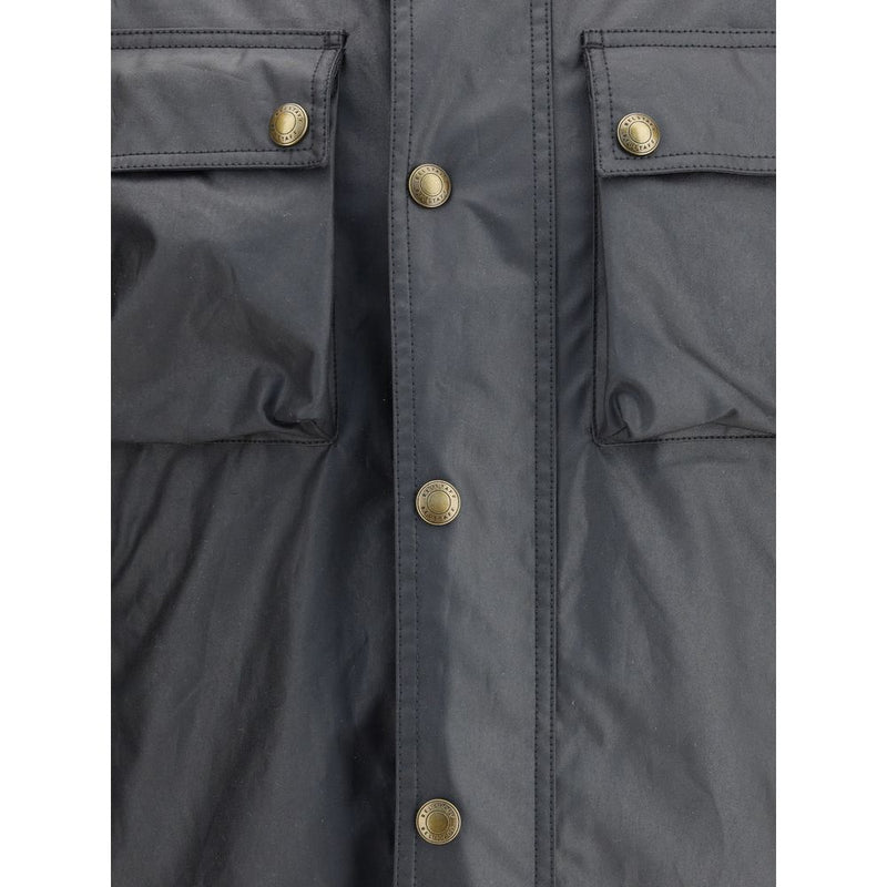 Belstaff Racemaster Jacket in Black - Classic Military Style