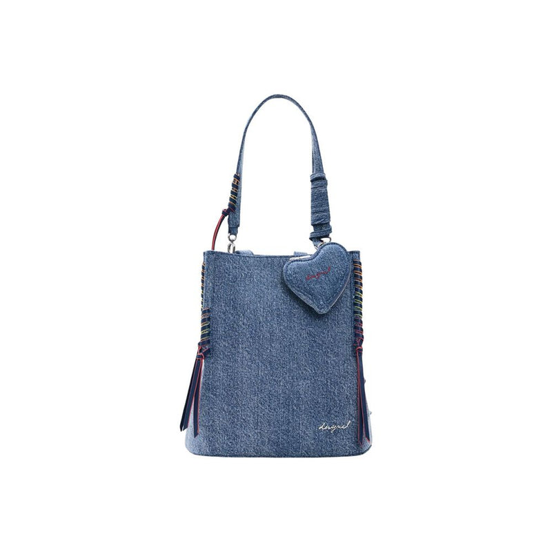 Desigual Blue Cotton Backpack - BACK_TORIO SUMY 26SAKD08