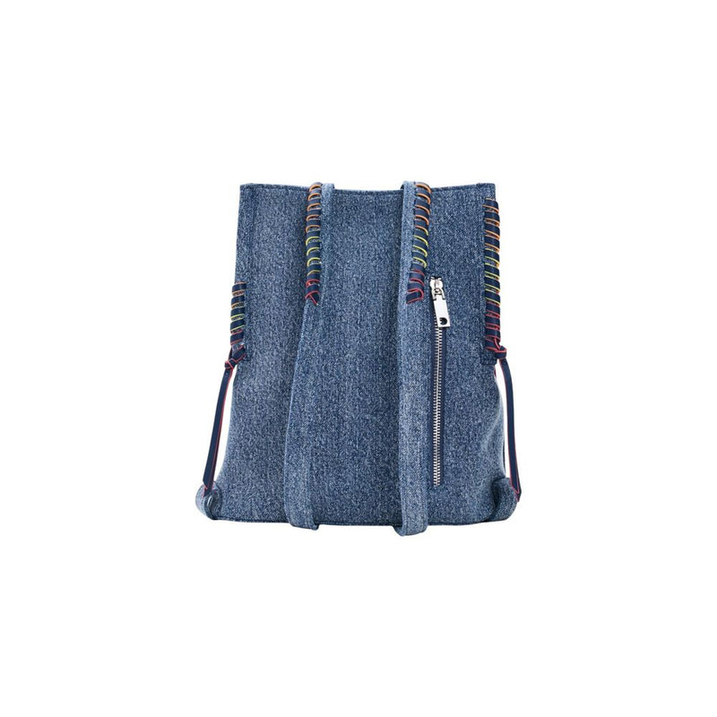 Desigual Blue Cotton Backpack - BACK_TORIO SUMY 26SAKD08