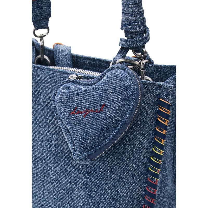 Desigual Blue Cotton Backpack - BACK_TORIO SUMY 26SAKD08