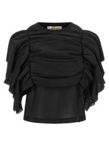 Comme Des Garçons Black Polyester Pattern Shirt