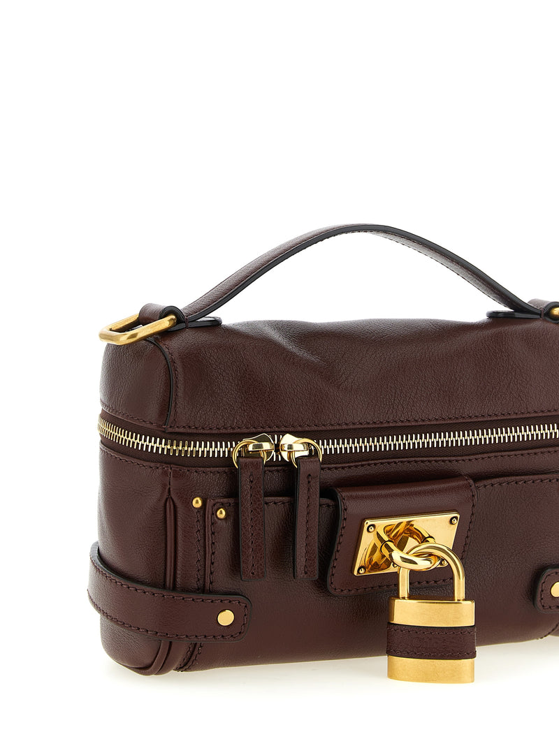 Chloé Vanity Paddington Brown Buffalo Leather Shoulder Bag