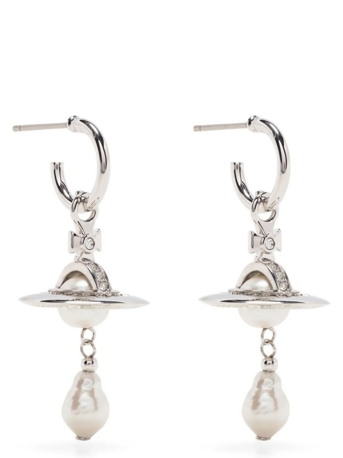 Vivienne Westwood Silver Brass Earrings