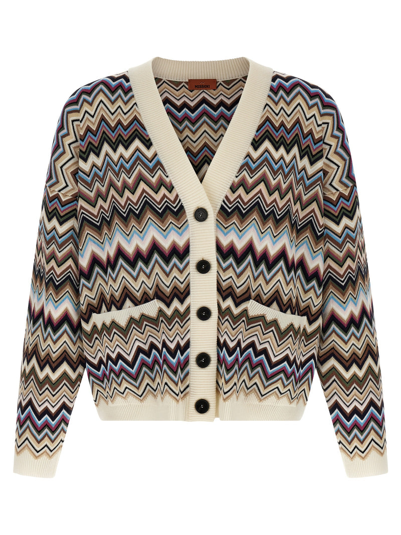Missoni Multicolor Viscose Cardigan - Luxurious Oversized Style
