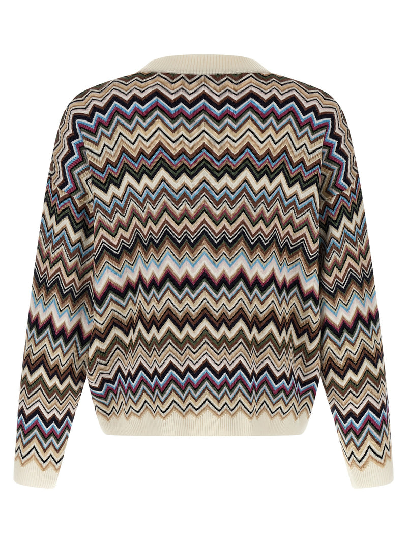 Missoni Multicolor Viscose Cardigan - Luxurious Oversized Style