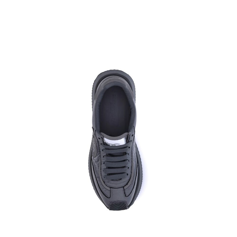 Dolce & Gabbana Black Fabric Athletic Sneakers for Men