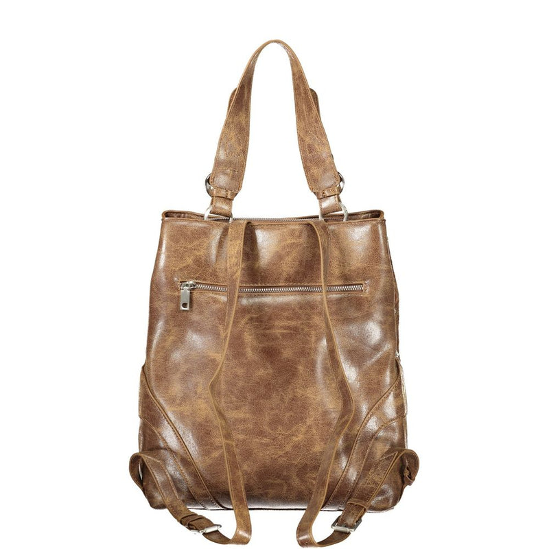 Desigual Coriolis Sumy Mini Backpack - Brown Polyurethane