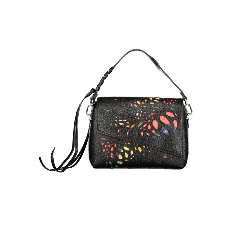 Desigual Notus Print Phuket Mini Bag - Black Polyurethane