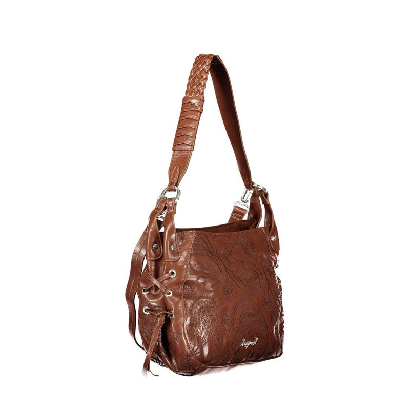 Desigual Siroco Quincy Bag - Brown Polyurethane Women's Handbag