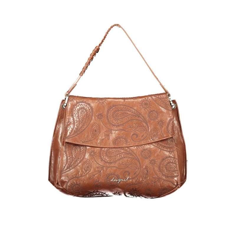 Sac à main Desigual Siroco Posada en polyuréthane marron