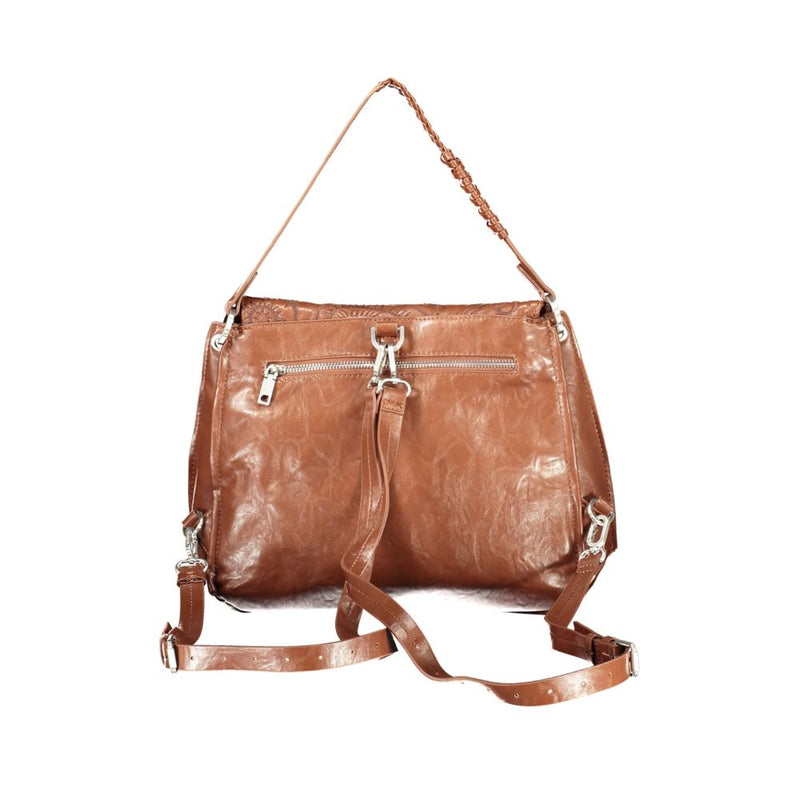 Sac à main Desigual Siroco Posada en polyuréthane marron