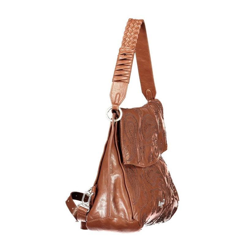 Sac à main Desigual Siroco Posada en polyuréthane marron