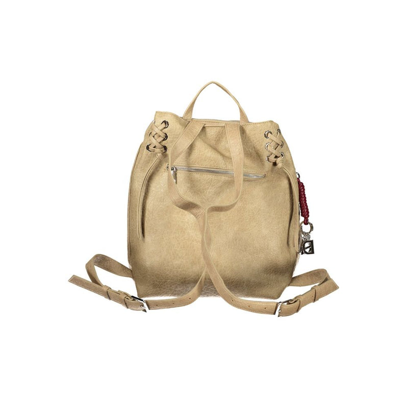Sac à dos pour femmes Desigual Luena en polyuréthane beige