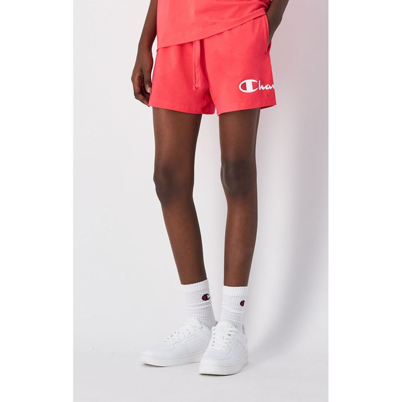 Champion Pink Cotton Shorts for Women