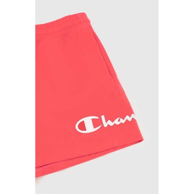 Champion Pink Cotton Shorts for Women