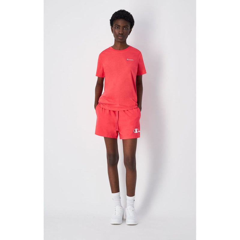 Champion Pink Cotton Shorts for Women
