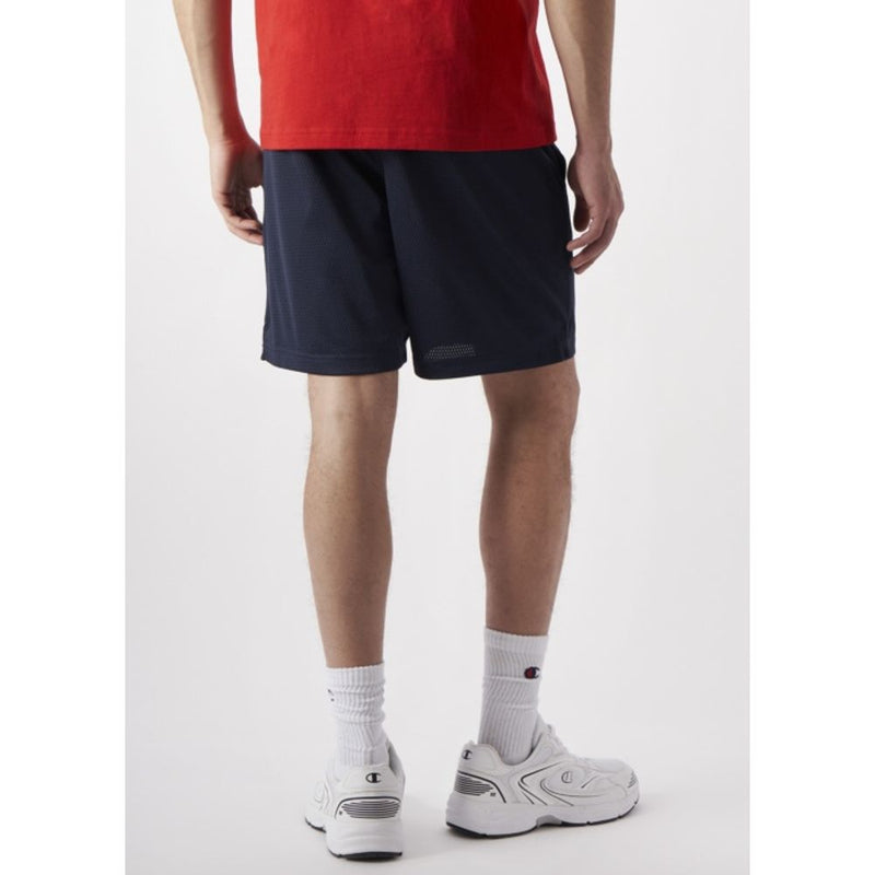 Champion Navy Blue Polyester Bermuda Shorts for Men