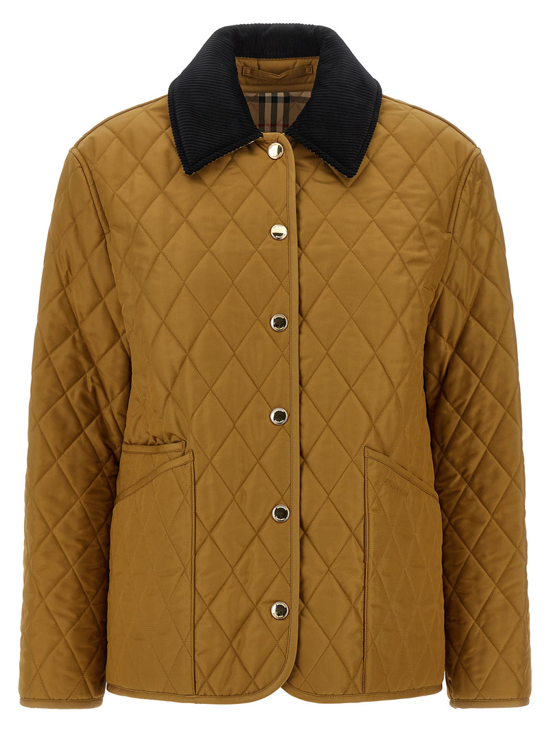 Burberry Dranefeld Beige Quilted Shell Jacket for Women
