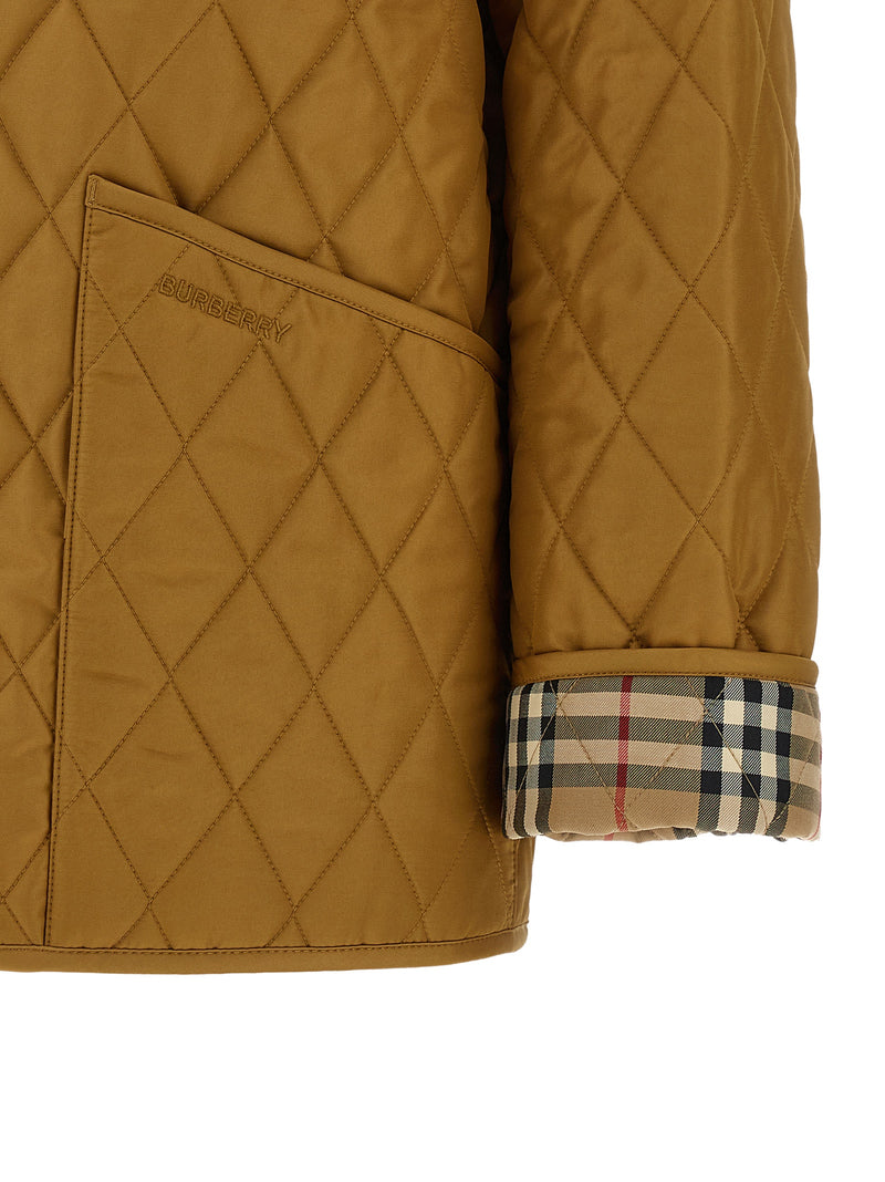 Burberry Dranefeld Beige Quilted Shell Jacket for Women