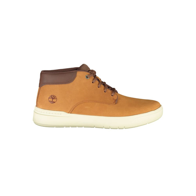 Timberland Seneca Bay Mid Lace Brown Leather Men Sneaker