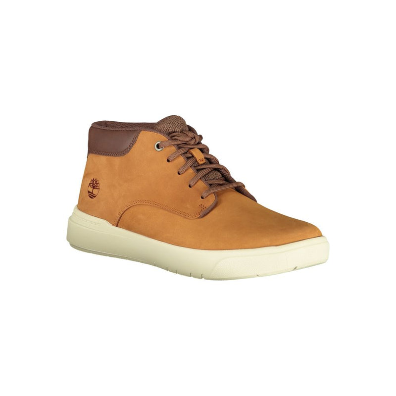 Timberland Seneca Bay Mid Lace Brown Leather Men Sneaker
