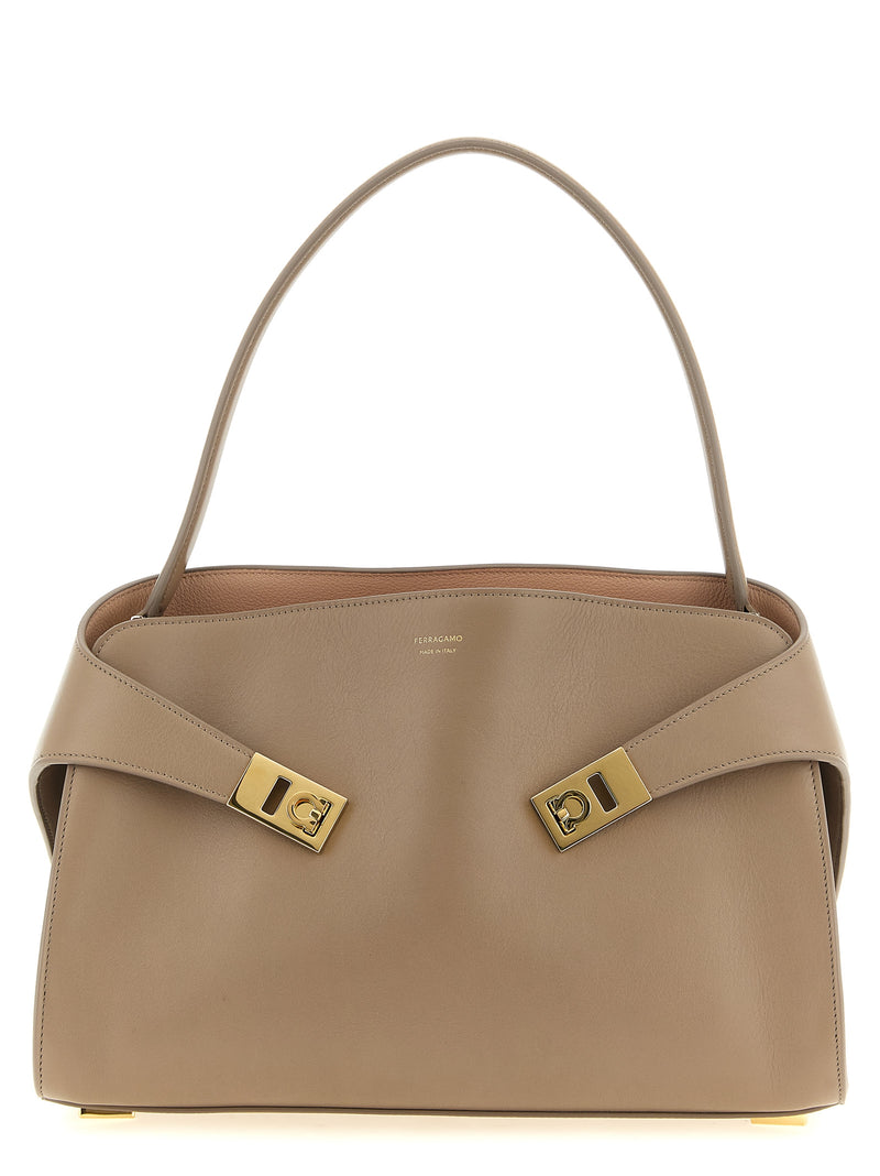 Ferragamo Hug Soft (M) Multicolor Calfskin Shoulder Bag