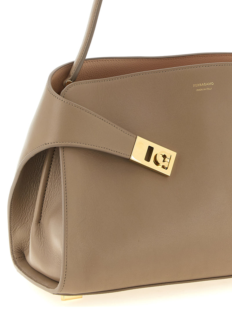 Ferragamo Hug Soft (M) Multicolor Calfskin Shoulder Bag