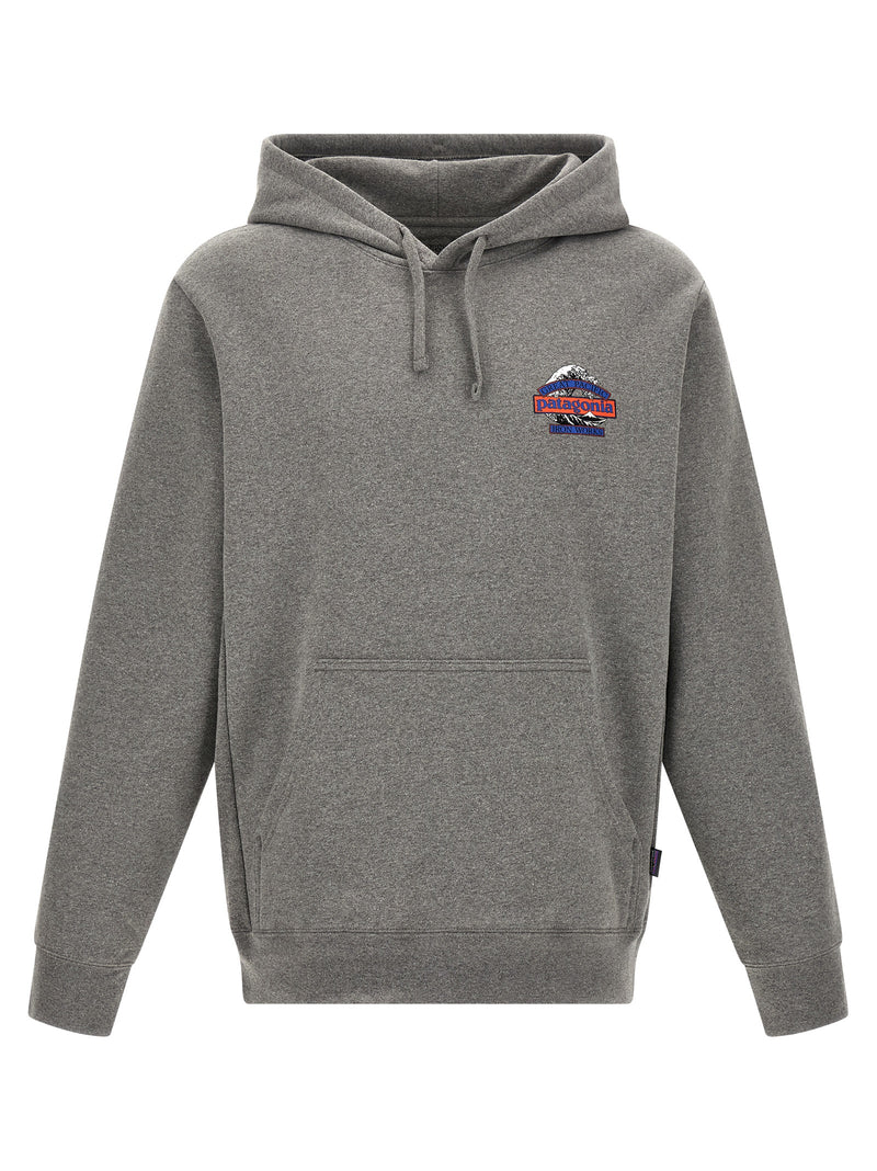 PATAGONIA Gray Polyester Sweatshirt - Comfortable and Stylish