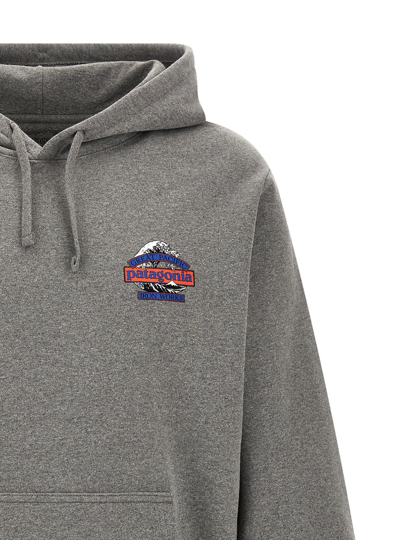 PATAGONIA Gray Polyester Sweatshirt - Comfortable and Stylish