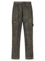 Stone Island Gray Polyamide Casual Pants