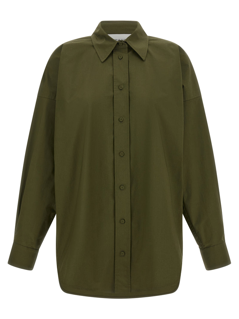 Armarium Elsa Bicolor Cotton Blouse - Green