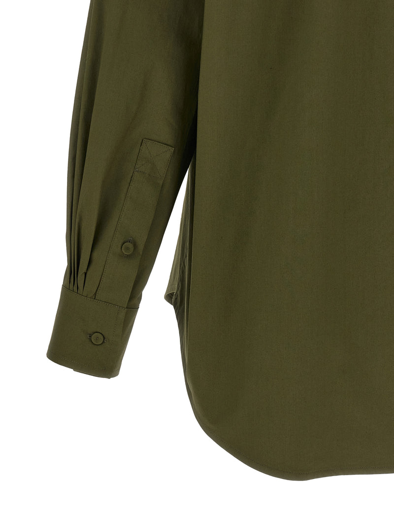 Armarium Elsa Bicolor Cotton Blouse - Green