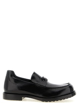 Balenciaga Black Calfskin Slip-On Loafers