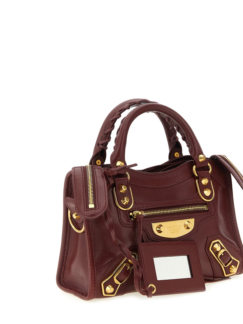 Balenciaga Le City Uptown Mini Handbag in Bordeaux