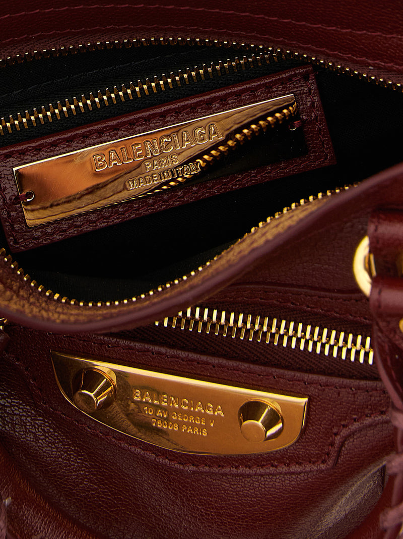 Balenciaga Le City Uptown Mini Handbag in Bordeaux