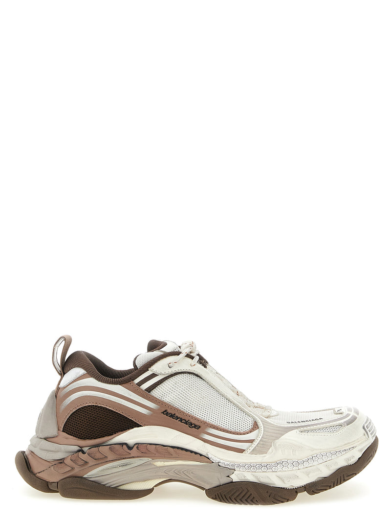 Balenciaga Triple S.2 Brown Polyethylene Athletic Sneakers