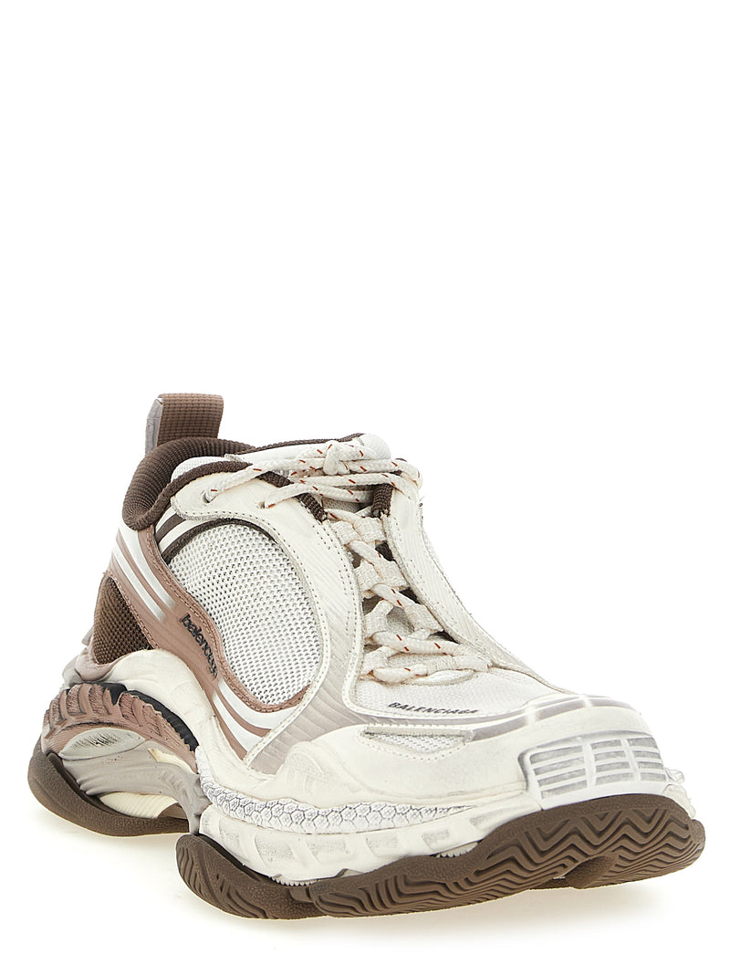 Balenciaga Triple S.2 Brown Polyethylene Athletic Sneakers