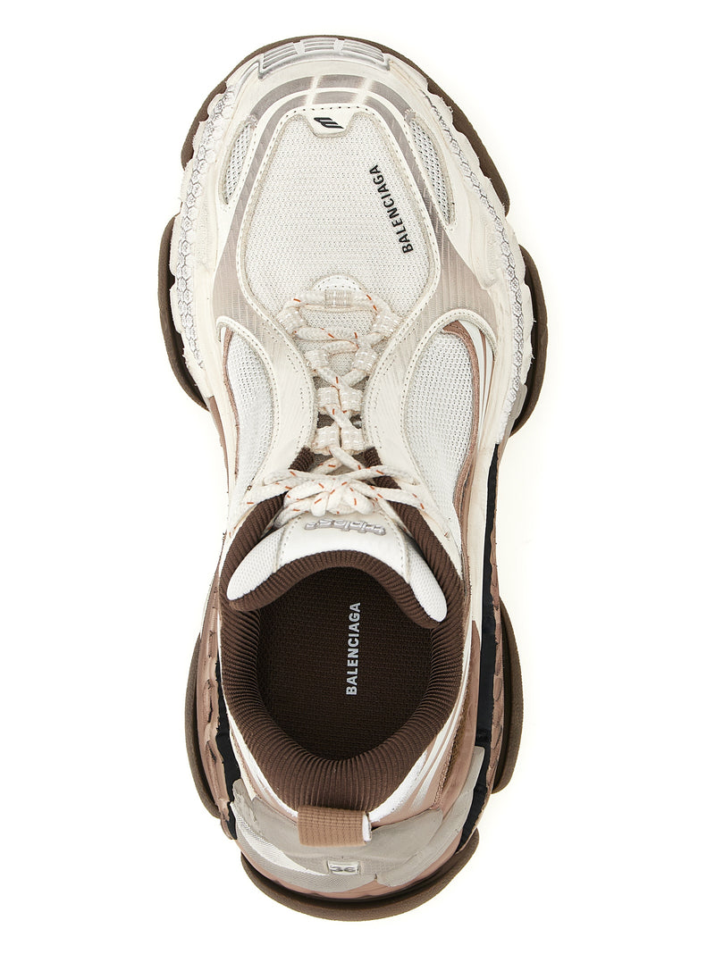 Balenciaga Triple S.2 Brown Polyethylene Athletic Sneakers