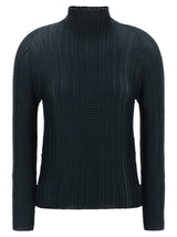 Issey Miyake Blue Polyester Cardigan