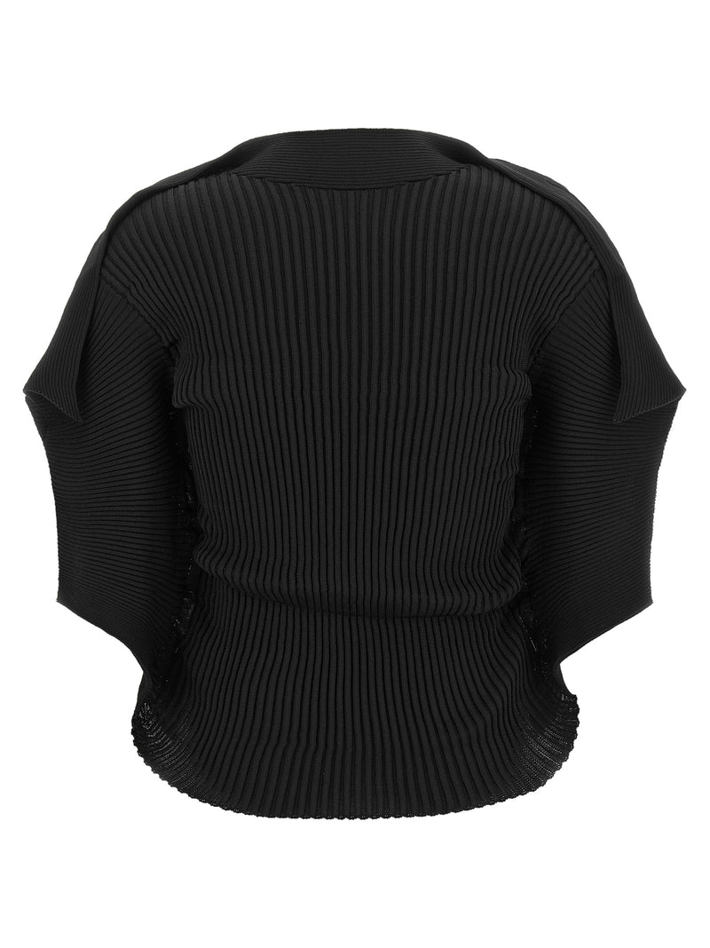 Issey Miyake Prance Black Polyester Blouse